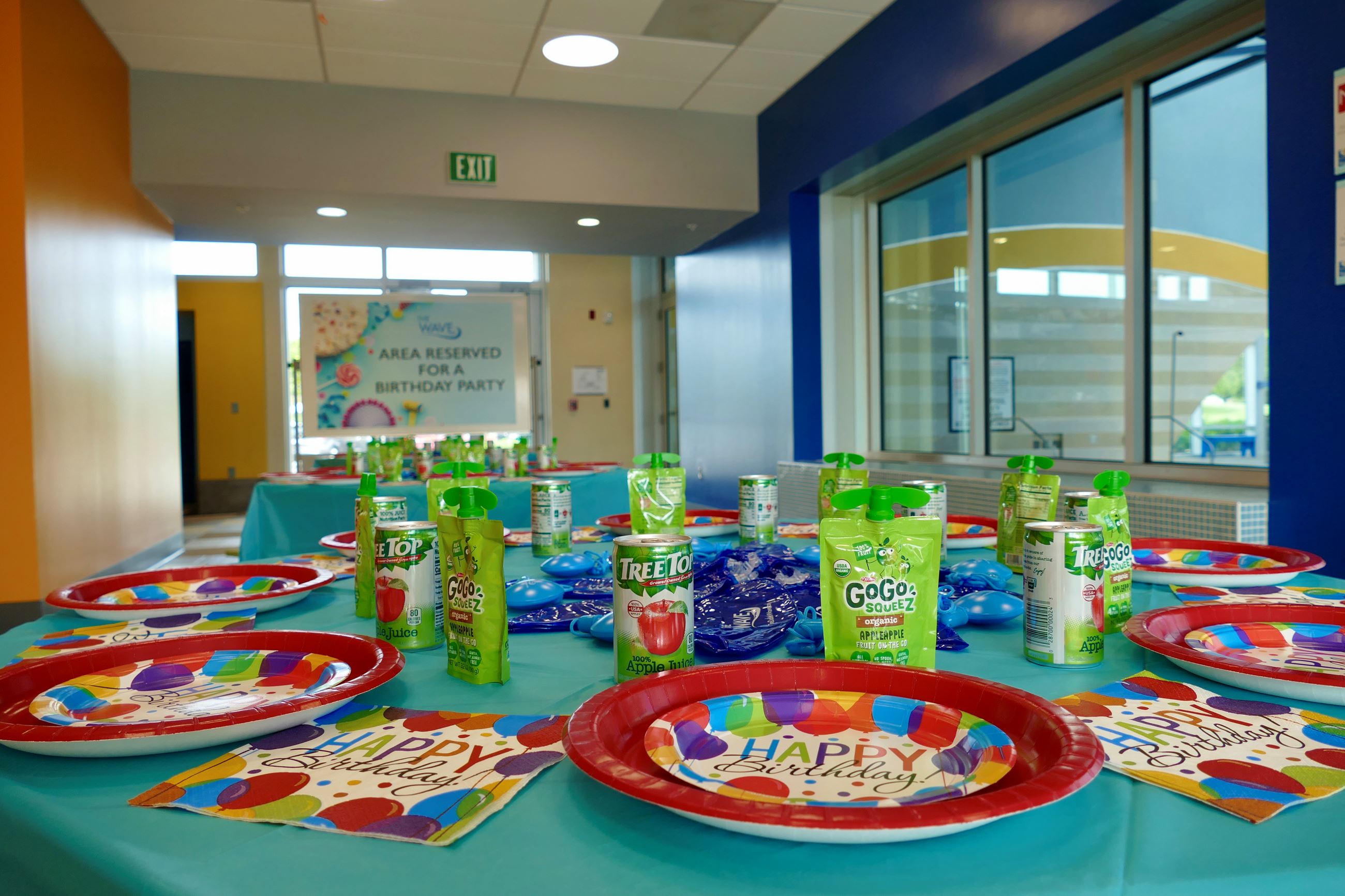 Birthday Party Set-Up Fall/Winter