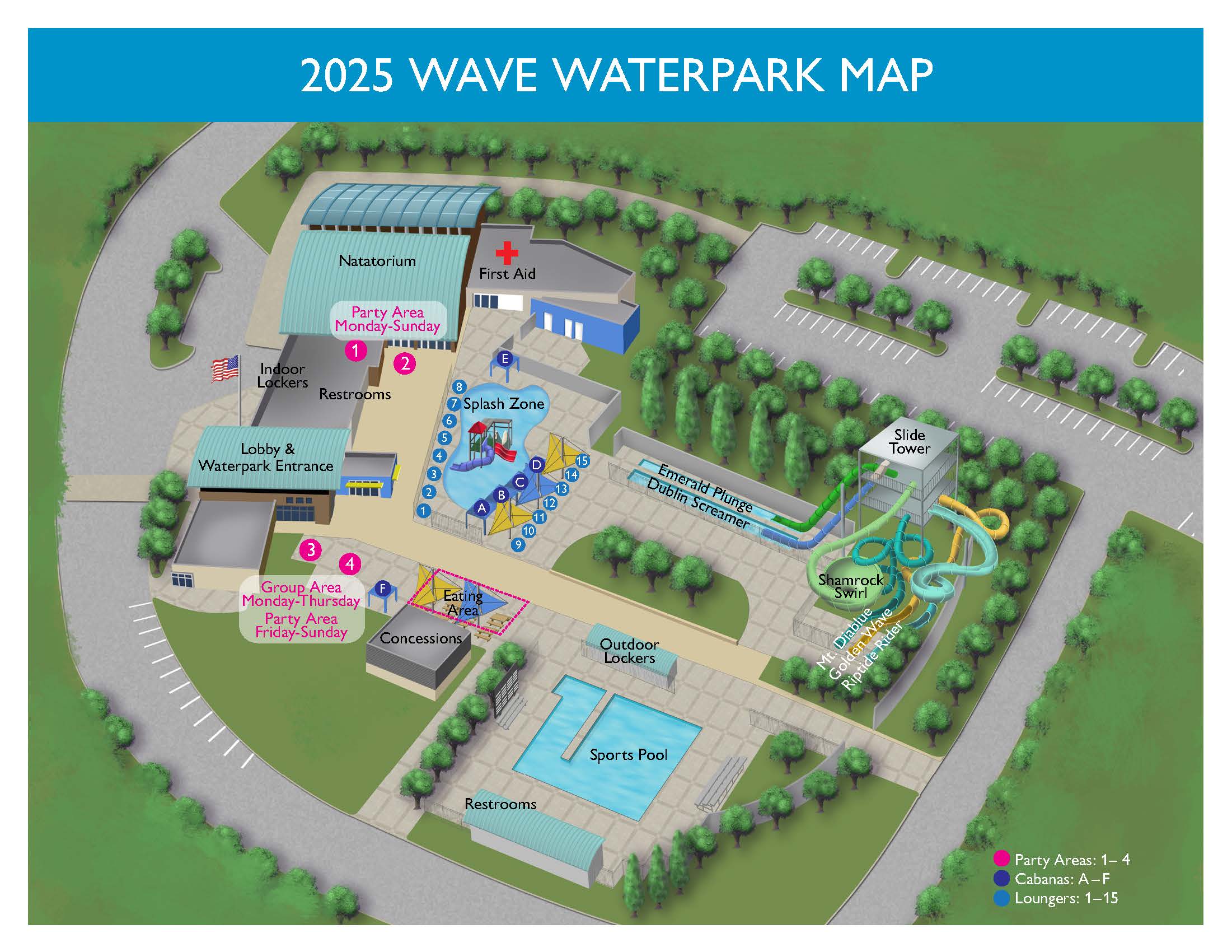 2025 WAVE waterpark MAP